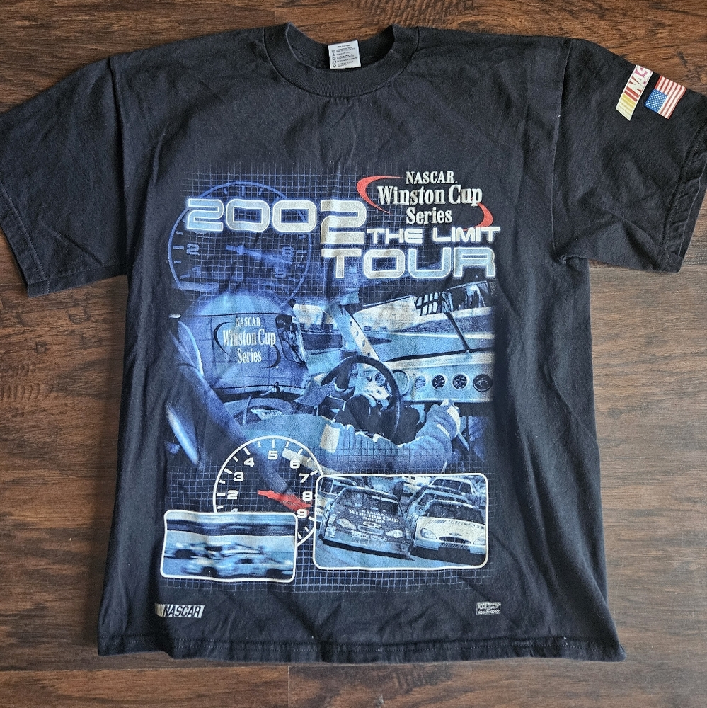 Vintage Nascar Winston Cup The Limit Tour 2002 T-shirt